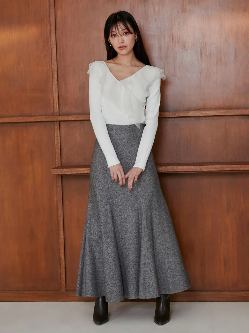 Sustainable Cache-Coeur Tulle Knit Top 6 Sustainable Cache-Coeur Tulle Knit Top