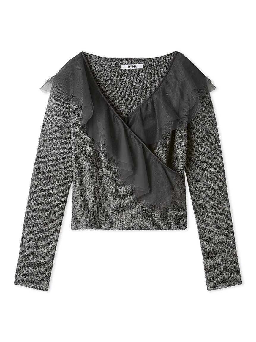 Sustainable Cache-Coeur Tulle Knit Top 9 Sustainable Cache-Coeur Tulle Knit Top