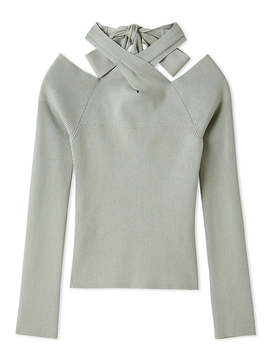 Front Cross Knit Pullover