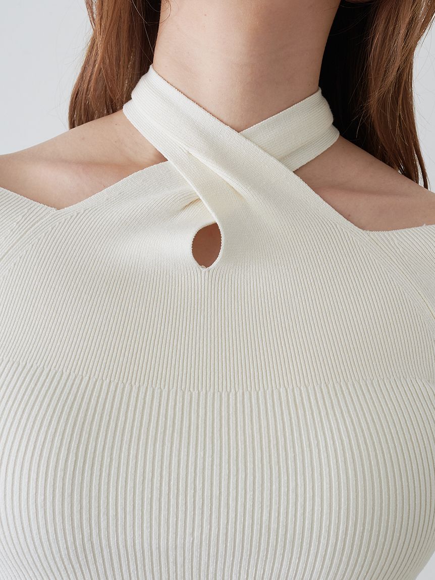 Front Cross Knit Pullover 10 Front Cross Knit Pullover