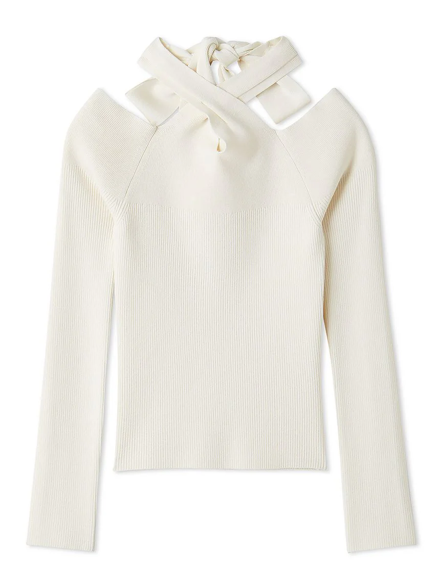 Front Cross Knit Pullover 3 Front Cross Knit Pullover