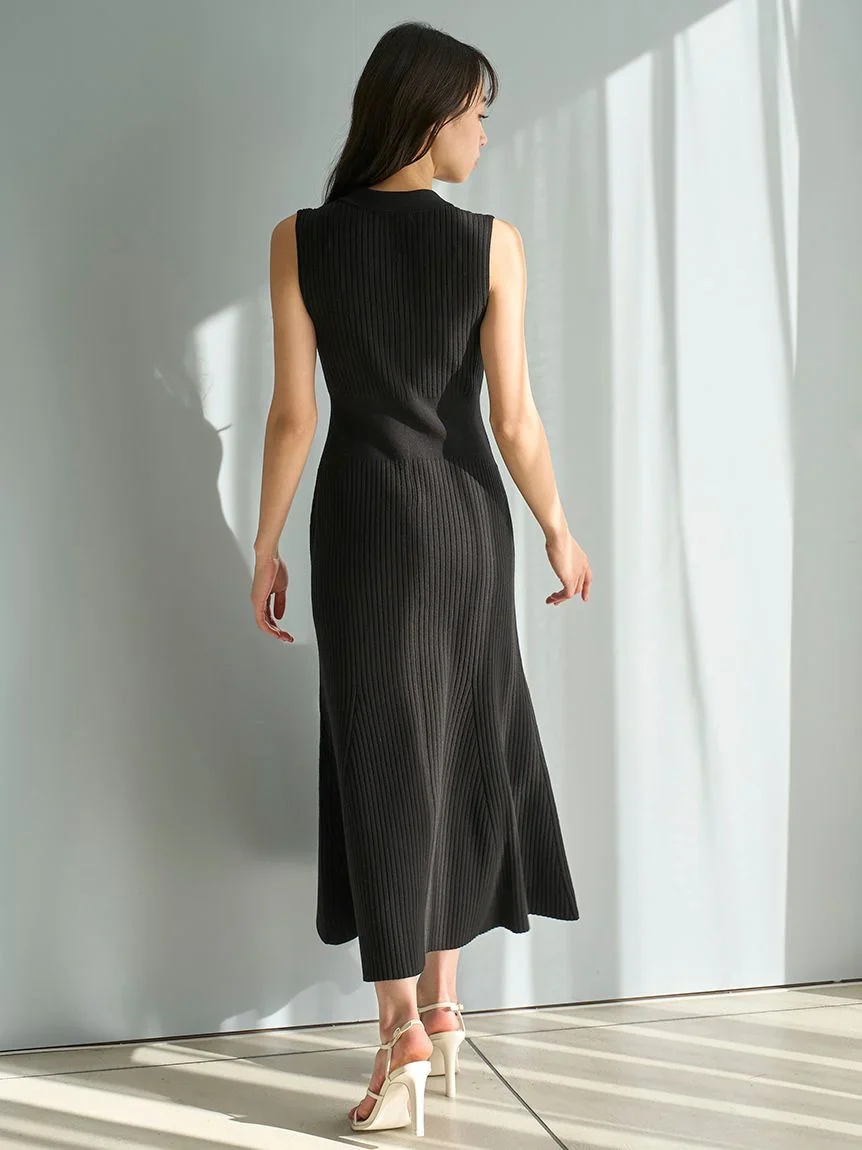Front-buttoned Knit Dress 15 Front-buttoned Knit Dress