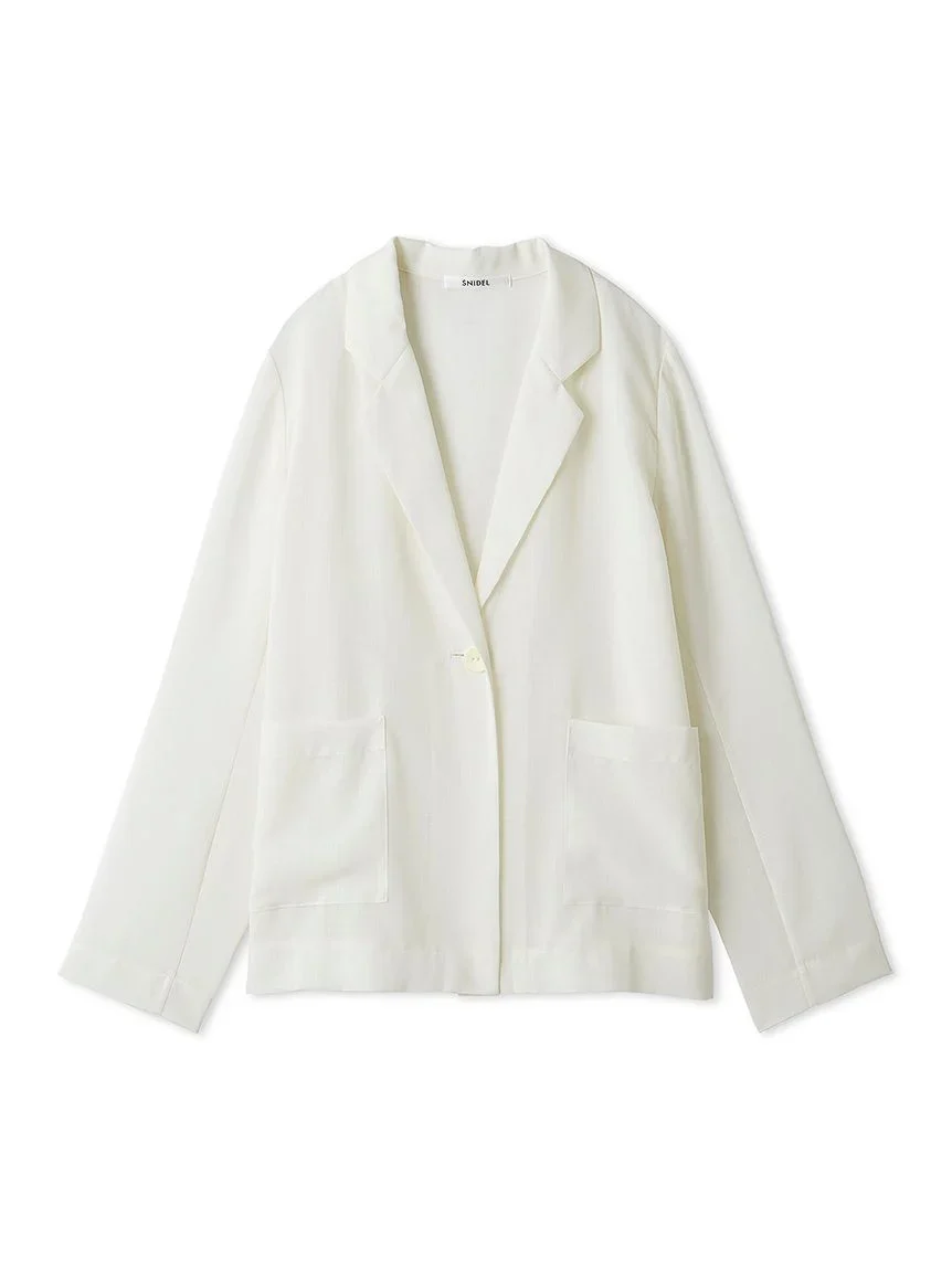 Sustainable Sheer Shirt Jacket