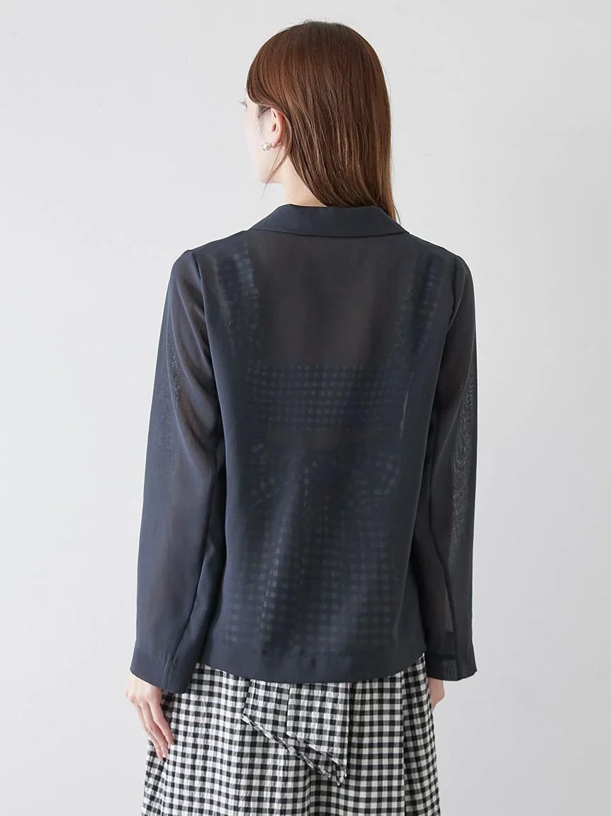 Sustainable Sheer Shirt Jacket 23 Sustainable Sheer Shirt Jacket