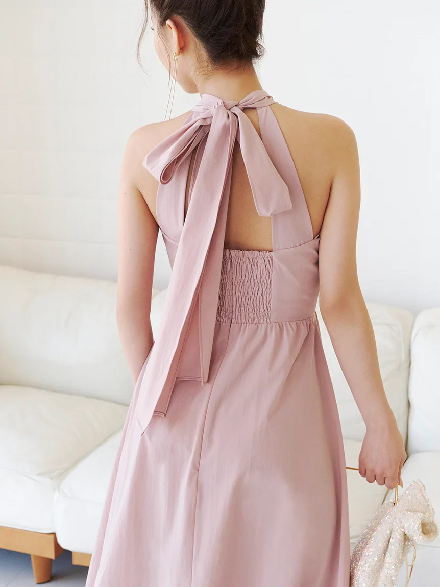 Halter Neck Maxi Dress 5 Halter Neck Maxi Dress