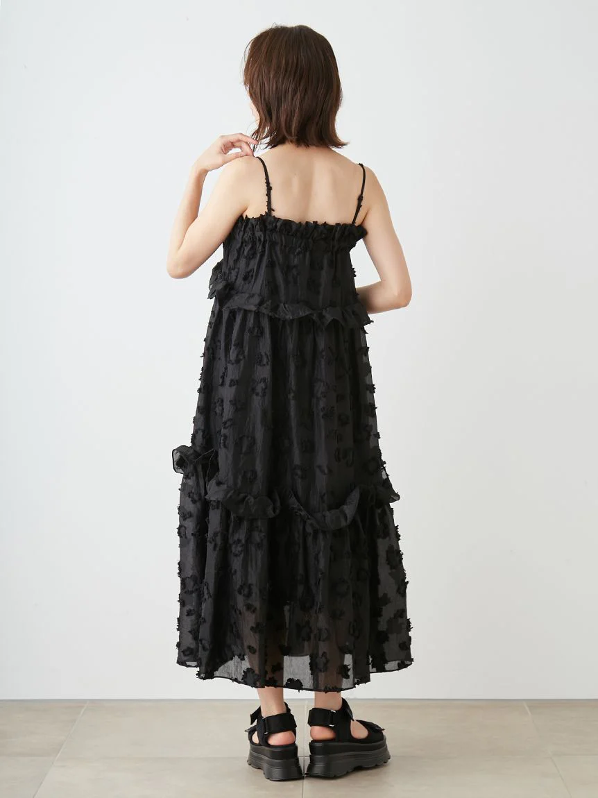 Spaghetti Strap Ruffle Maxi Dress 5 Spaghetti Strap Ruffle Maxi Dress